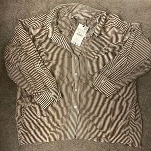 Oversize stripped Blouse
